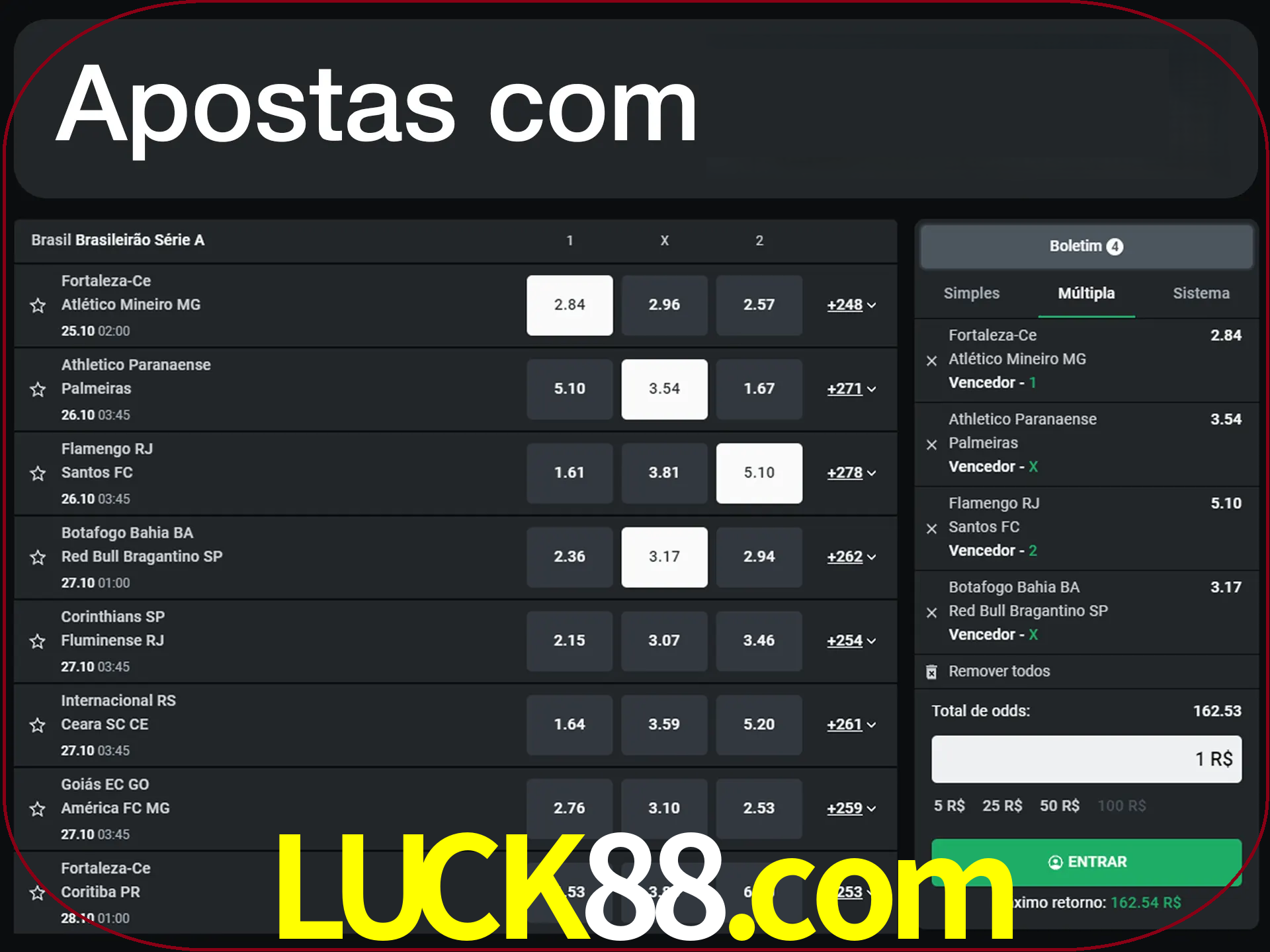 Aposte em vários diciplines com LeonBet.